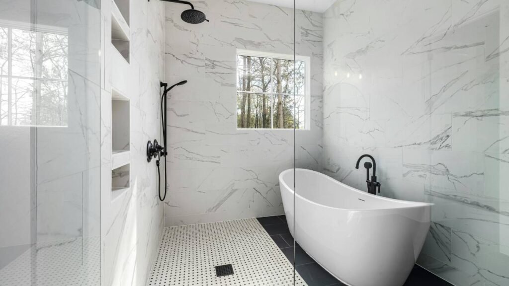Low-Maintenance Bathroom Wall Materials - American Bath and Shower